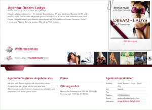 Portrait über die Agentur www.dream-ladys.com