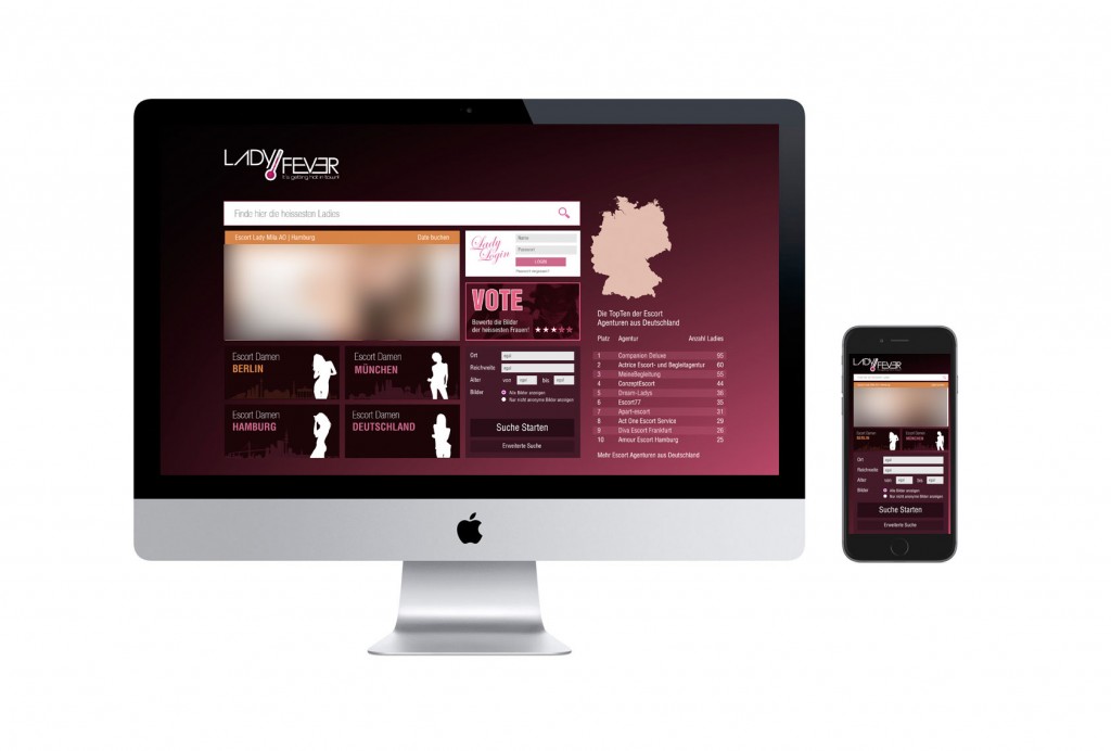Erstes Look and Feel von LadyFever.de V2.0!
